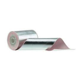 Cinta grosgrain del poliéster 75m m, cinta grosgrain durable de la plata de la hoja
