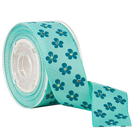 Cinta grosgrain impresa flor, embalaje personalizado del bolso del caramelo de la cinta grosgrain