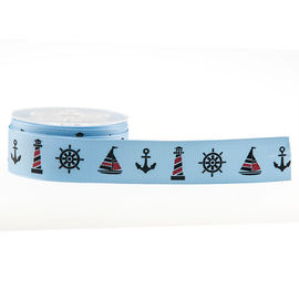 19m m 2 colores imprimieron la cinta grosgrain para la decoración de empaquetado cosmética