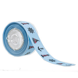 19m m 2 colores imprimieron la cinta grosgrain para la decoración de empaquetado cosmética