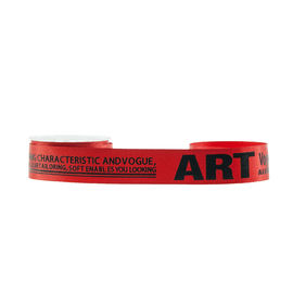 Color rojo impreso letra aumentado de la anchura de la cinta grosgrain 22m m libre de daños
