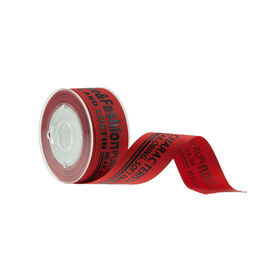 Color rojo impreso letra aumentado de la anchura de la cinta grosgrain 22m m libre de daños