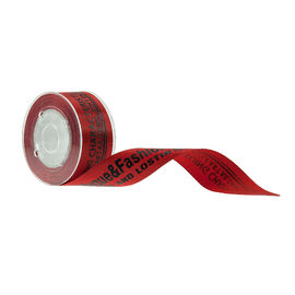 Color rojo impreso letra aumentado de la anchura de la cinta grosgrain 22m m libre de daños