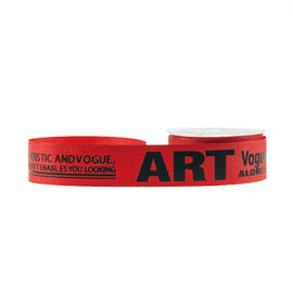 Color rojo impreso letra aumentado de la anchura de la cinta grosgrain 22m m libre de daños