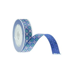 Cinta grosgrain del satén de la impresión del punto culminante, cinta de satén del reversible de los regalos de la Navidad