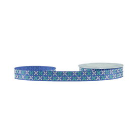Cinta grosgrain del satén de la impresión del punto culminante, cinta de satén del reversible de los regalos de la Navidad
