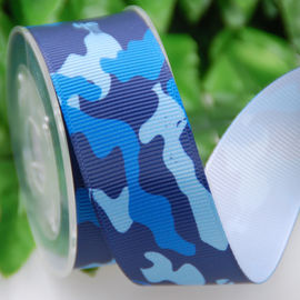 Cinta grogrén del poliéster, cinta del camuflaje del embalaje del regalo de la sublimación los 25cm