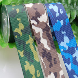 Cinta grogrén del poliéster, cinta del camuflaje del embalaje del regalo de la sublimación los 25cm