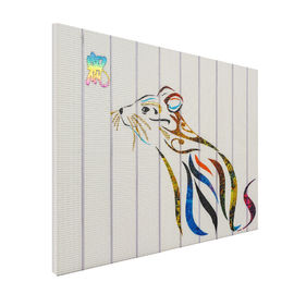 Artes simples de la pared de la rata casera de la decoración, arte caliente especial de la cinta del efecto visual