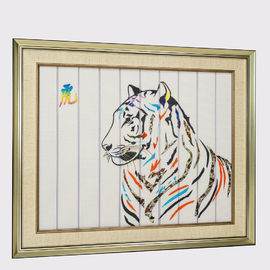 Arte chino del zodiaco del tigre libre del gancho, pinturas durables de Diy para la decoración casera