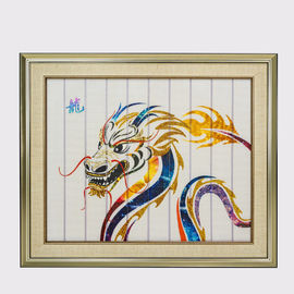Ilustraciones chinas del zodiaco del dragón, pinturas decorativas enmarcadas para la sala de estar