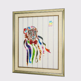 Cinta enmarcada zodiaco chino de la decoración del hogar del mono de los animales del arte doce que pinta los tapices decorativos listos para colgar