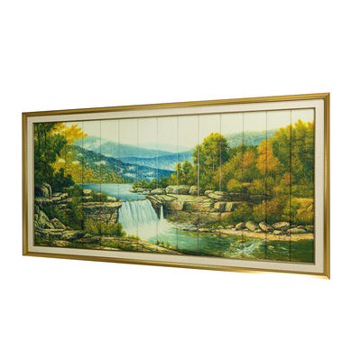 Pinturas de paisaje no desteñibles de la cinta del estilo chino