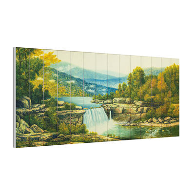 Pinturas de paisaje no desteñibles de la cinta del estilo chino
