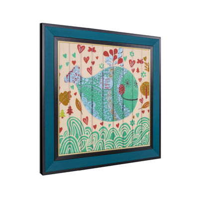 Pinturas animales de la cinta lavable del cuadrado de la decoración del sitio de los niños