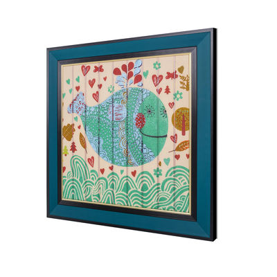 Pinturas animales de la cinta lavable del cuadrado de la decoración del sitio de los niños