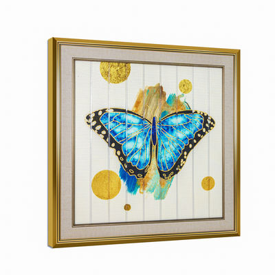 Pinturas animales de la mariposa linda amistosa de la cinta de Eco